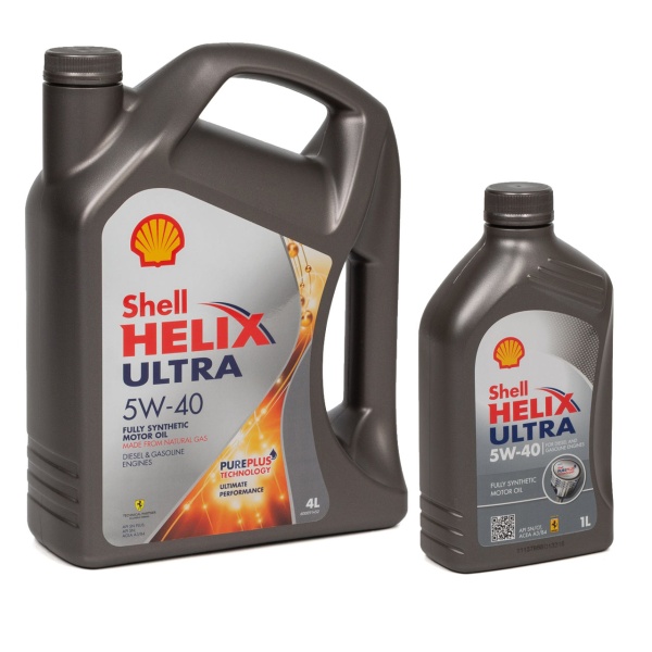 Set Ulei Motor Shell Helix Ultra 5W-40 4L + Ulei Motor Shell Helix Ultra 5W-40 1L